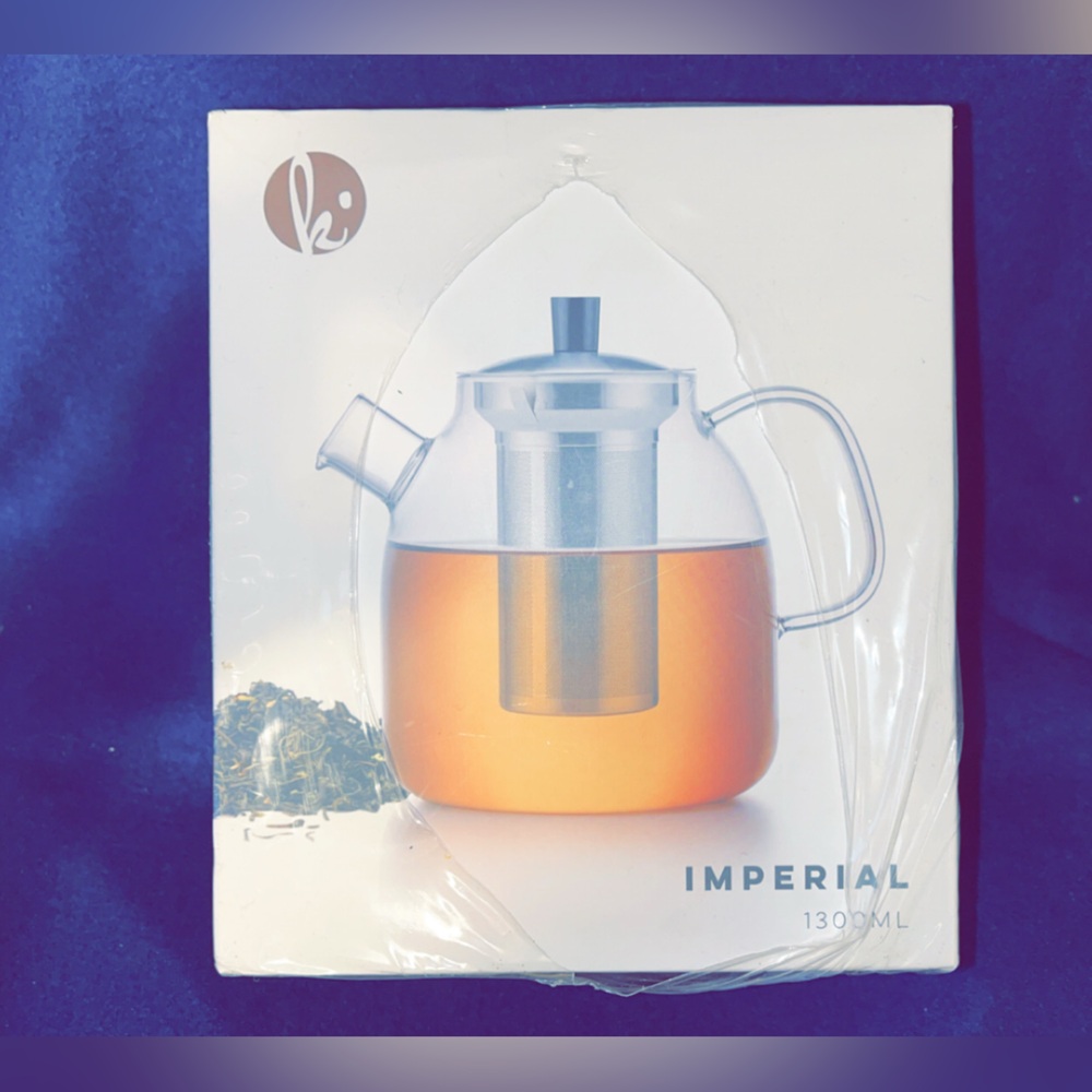 Brand new transparent tea pot